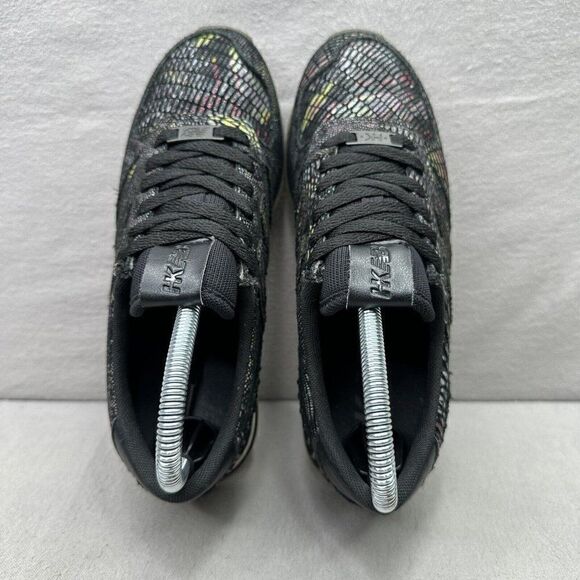 New Balance 420 Womens Size 6.5 (B) Shoes Black Snake Print Sneakers Heidi Klum - Picture 6 of 8